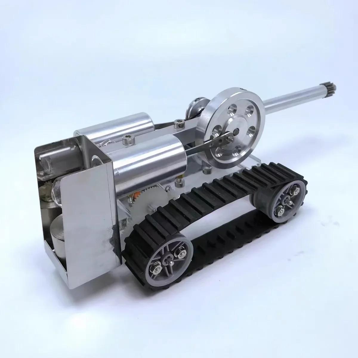 Retro All Metal Stirling Engine Tank Model Motor Kit Mini Generator Steam Engine Model Science And Technology Teaching Toy