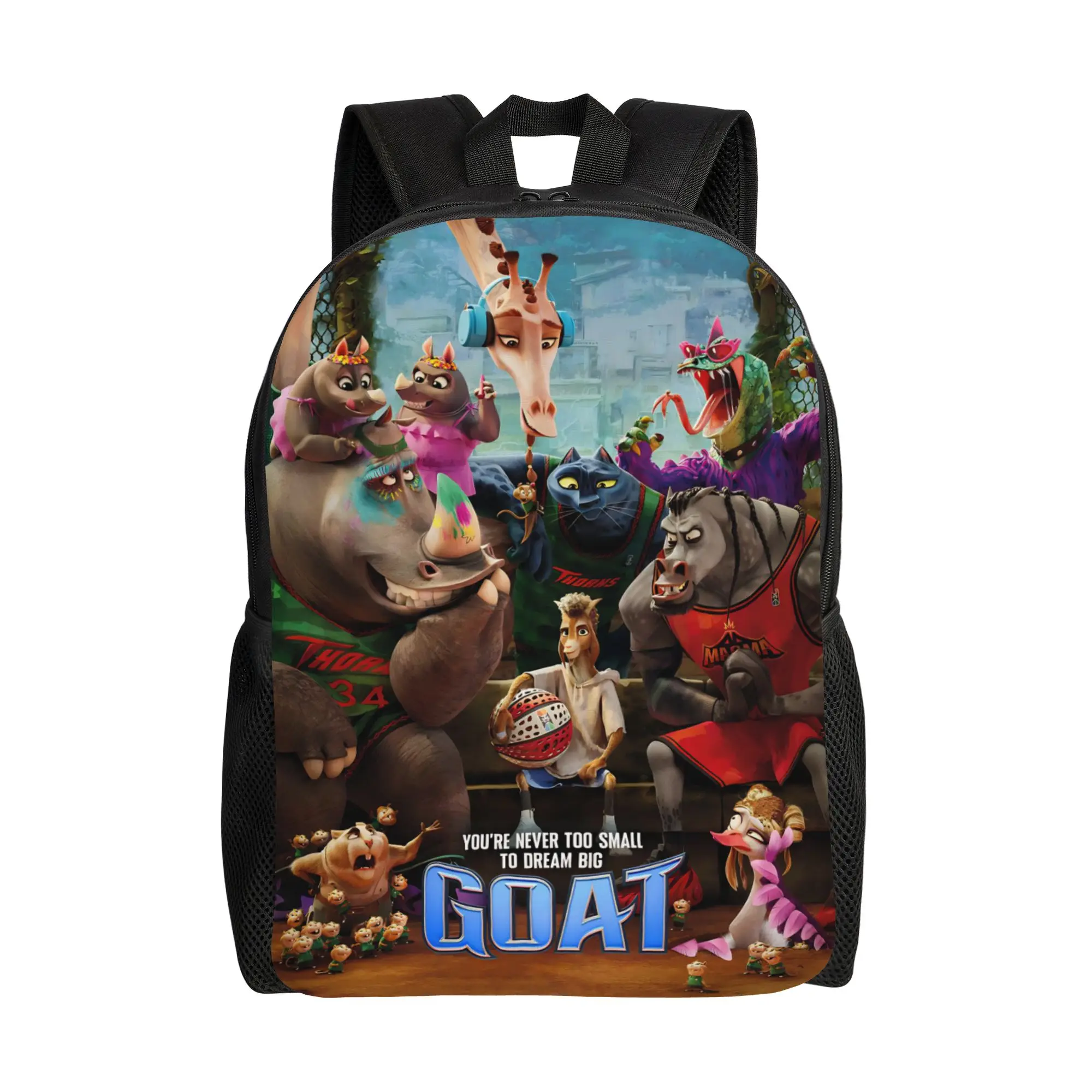 

GOAT Movie Classical Backpack Durable Student Hiking Travel Sports Comedy Daypack for Men Women College Canvas Bags