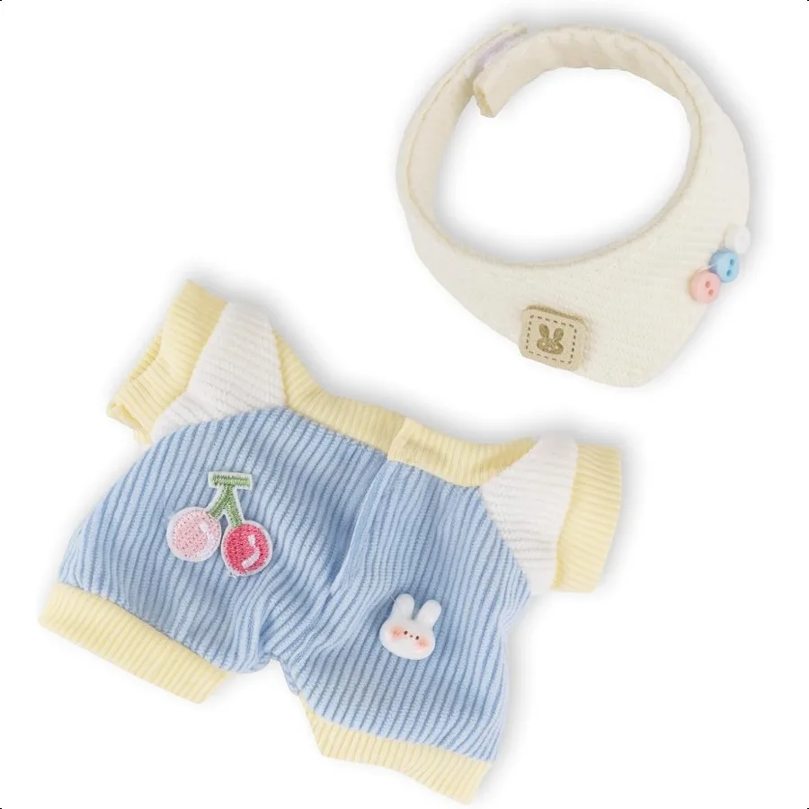

17cm Doll Clothes Cute Outfit Set with Accories for 17cm Dolls Handmade Fashion for DrUp and Collectible Display No Doll Cute S