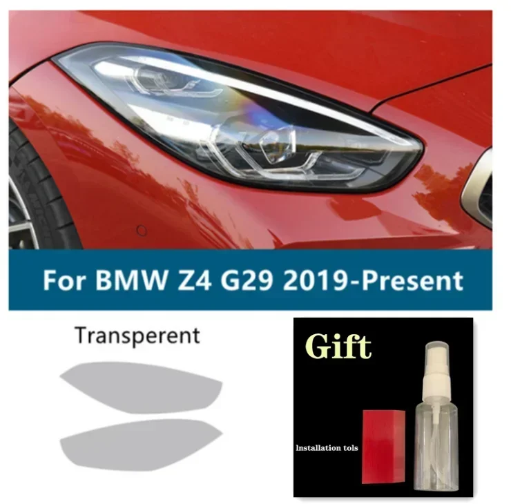 

Car Headlight Tint Clear TPU Protective Film Accessories For BMW Z4 E89 G29 2009 - 2021