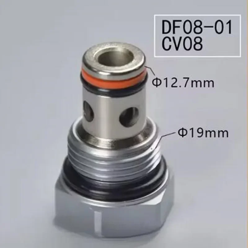 1PC Hydraulic Threaded Cartridge Check Valve (Poppet-type) DF08-01 One-way Pressure-retaining Valve CV08