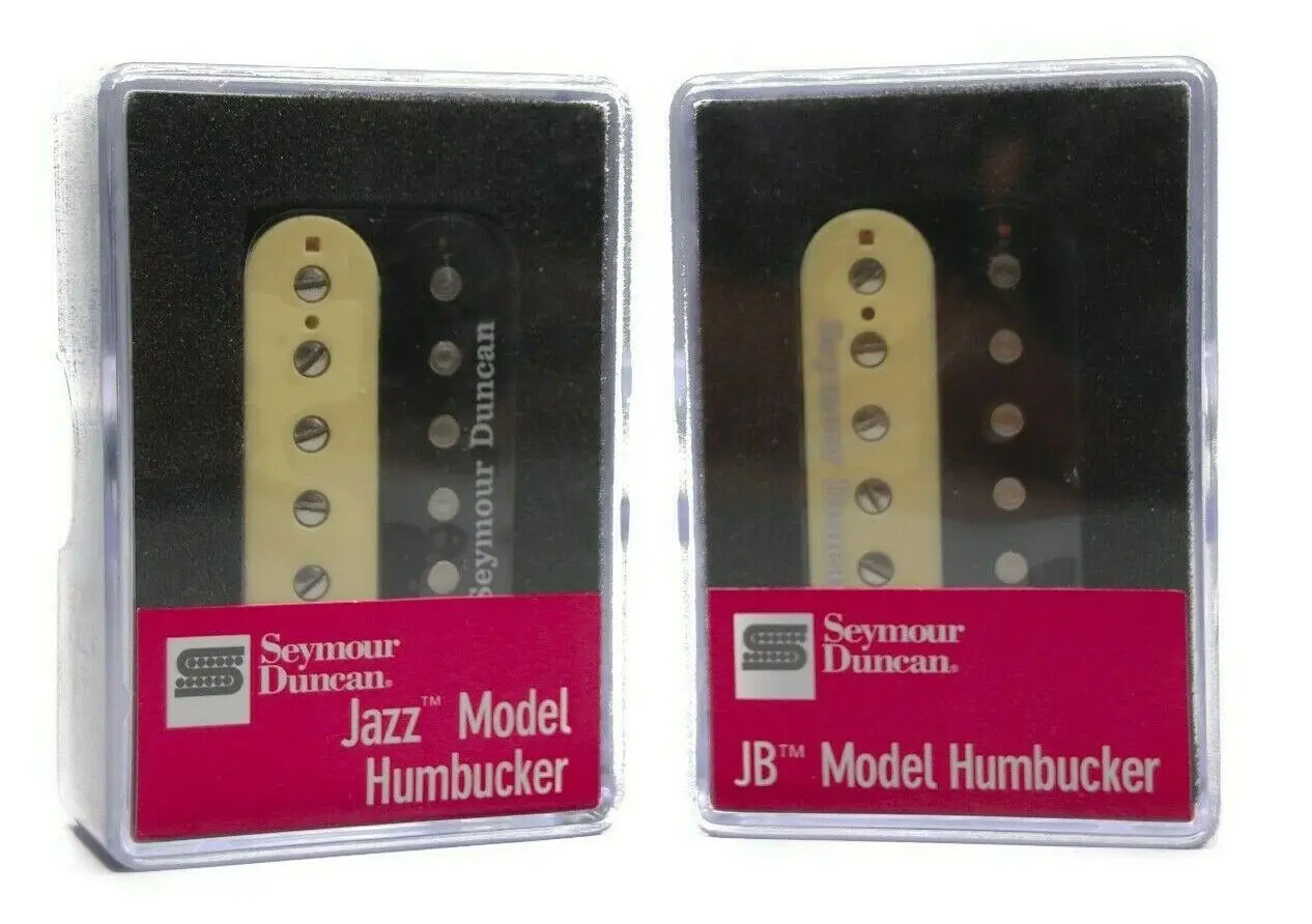 

Electric Guitar Pickups Hot Rodded Humbucker Pickup Set: JB SH-4 & Jazz SH-2n Zebra NEW