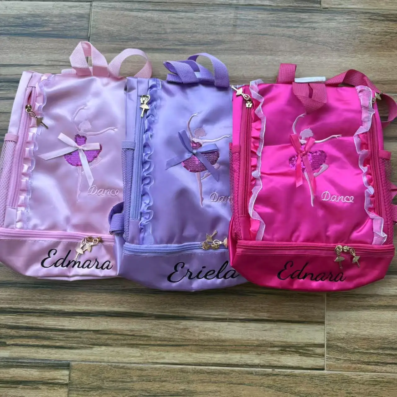 Personalized Cute Dance Dress Children's Backpack, Customized Gauze Skirt, Lace Girl Ballet Backpack, Student Backpack