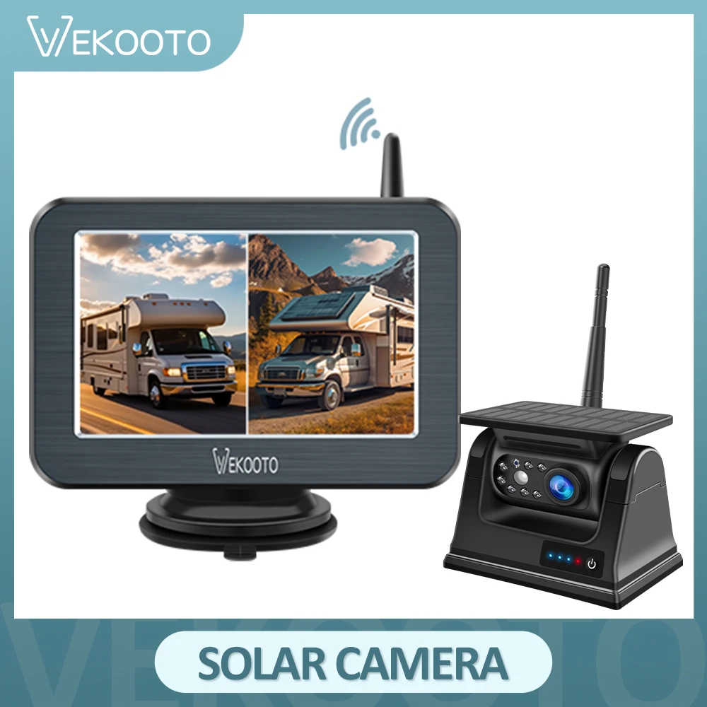 Magnetic Solar Wireless Backup Camera 5