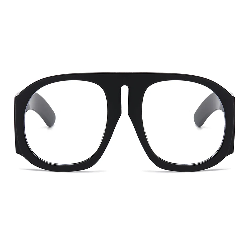 

Fashion Women Retro Oval Glasses Frame Trend Flat Light Eyeglasses Women Simple Cateye Anti Blue Light Computer Glasses
