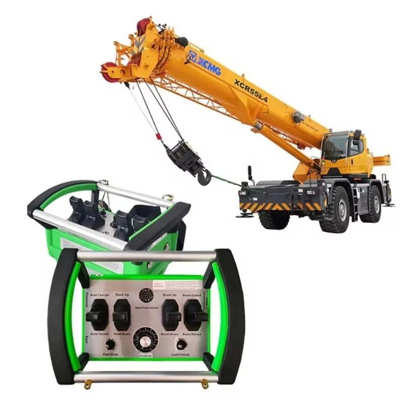 Hot Sell 4 Joystick Hydraulic Valve Wireless Automatic Waterproof  Shock Metal Crane Remote Control
