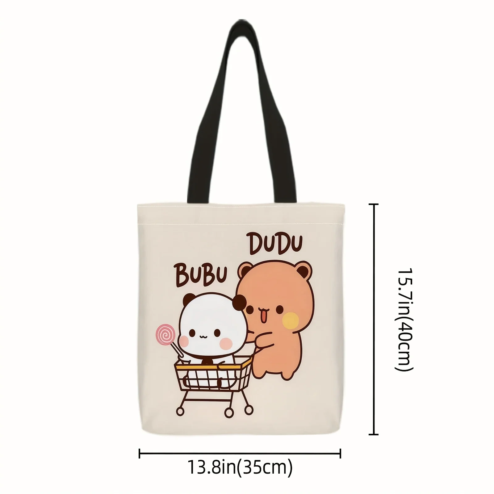 A Shopper Bag That Is Portable And Can Be Carried on The Shoulder Or by Hand Featuring Cute Animal Designs Travel  Home Decor