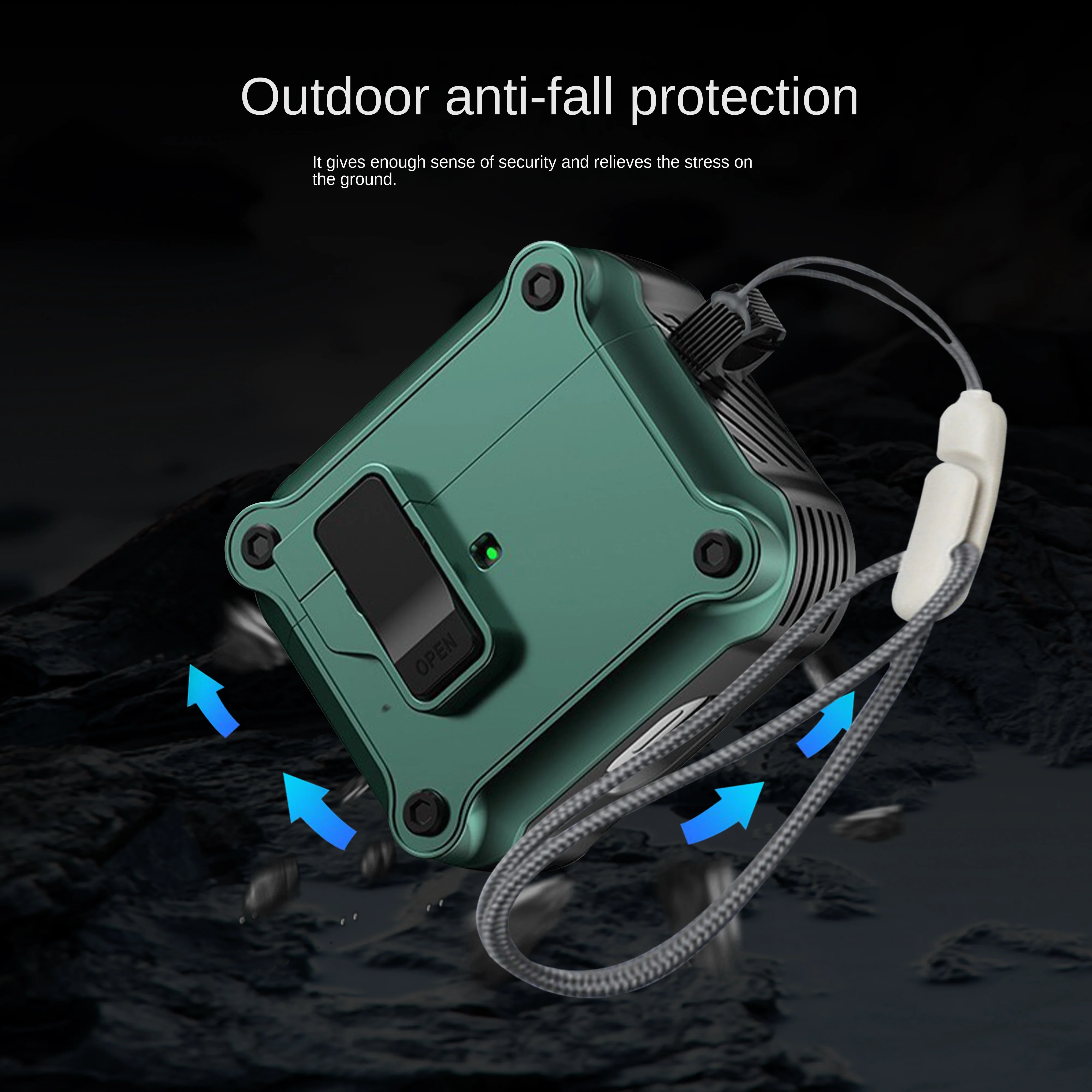 Automatic pop cap Security Lock  Cover for AirPods Pro Case  for AirPods Pro 1 2 3 Pro 2nd Gen Case Shockproof Cover Air Pods 3