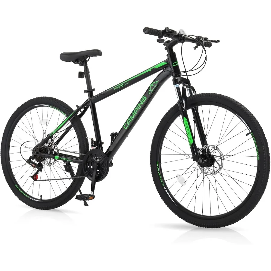Sepeda Gunung 24 26 27.5 Inci Pria Wanita Sepeda Gunung dengan 21 Kecepatan Sepeda Dewasa Rem Cakram Ganda Garpu Suspensi dan Karbon Tinggi
