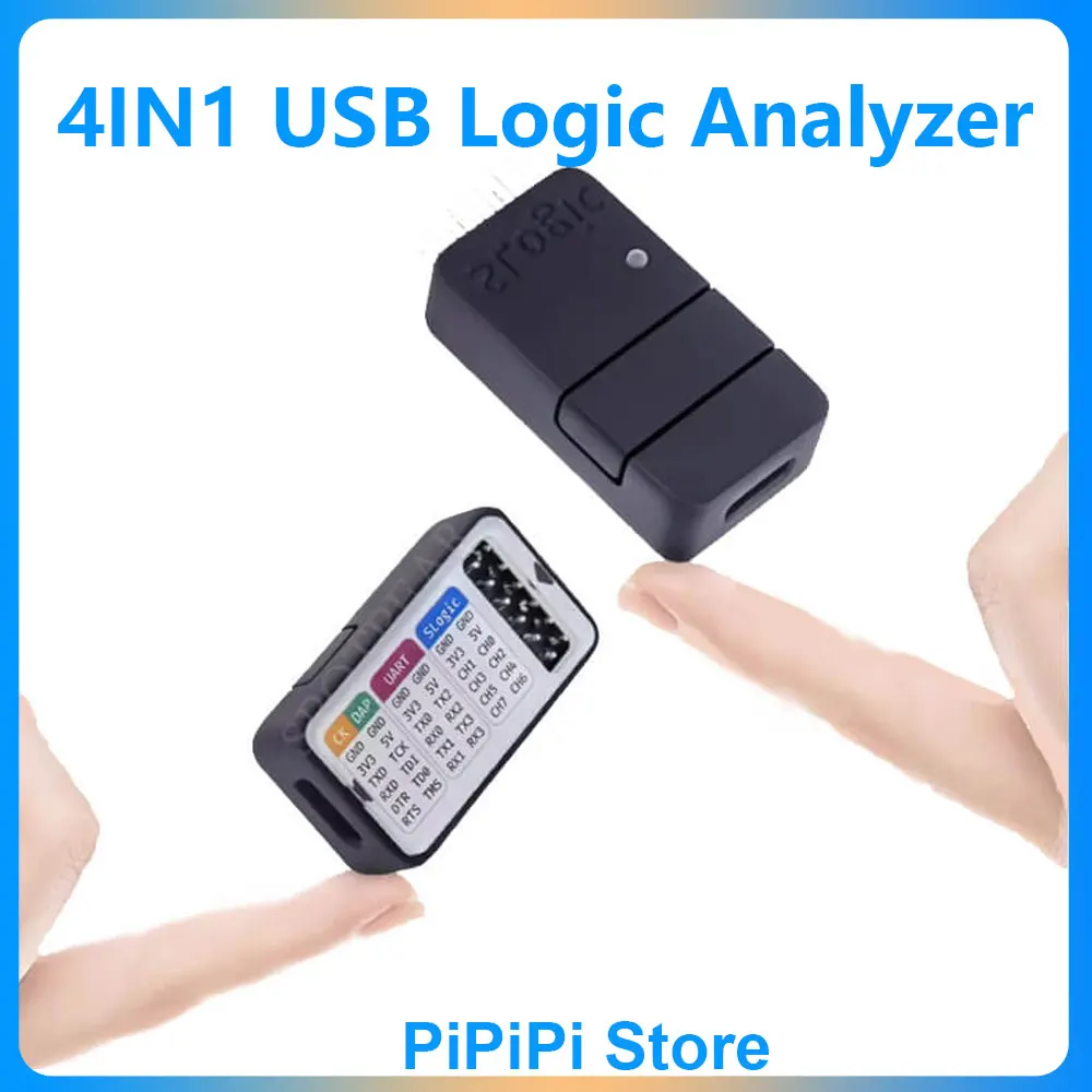 Sipeed SLogic Combo 8 4-in-1 USB Logic Analyzer 80MHz DAP-Link Debugger CKLink UART Module Debugging Tool for Arduino FPGA