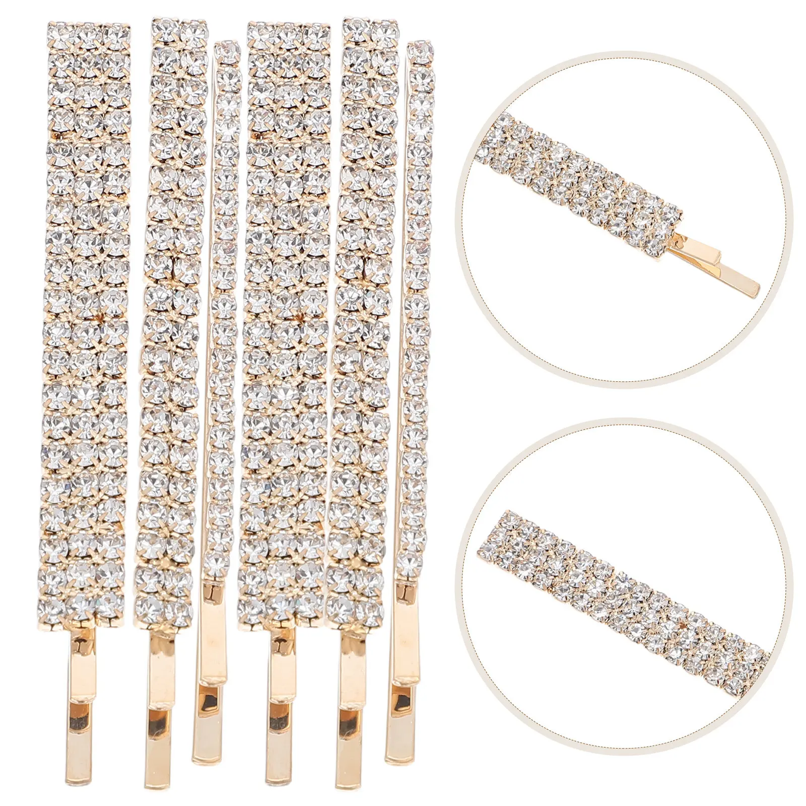 

Набор из 18 заколок для волос со стразами: блестящие заколки-невидимки из сплава для челки и боковых прядей, аксессуары для свадьбы и выпускного вечера, заколки-шпильки со стразами