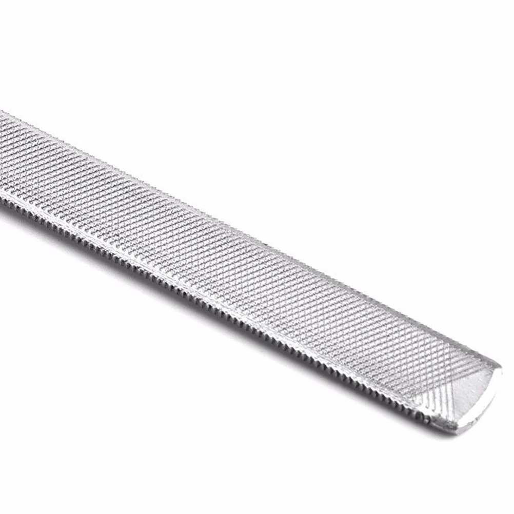 6 pezzi di lime per unghie in acciaio inossidabile, resistenti e durevoli, strumenti per manicure per pedicure, archiviazione prima del trattamento delle unghie, strumenti per manicure