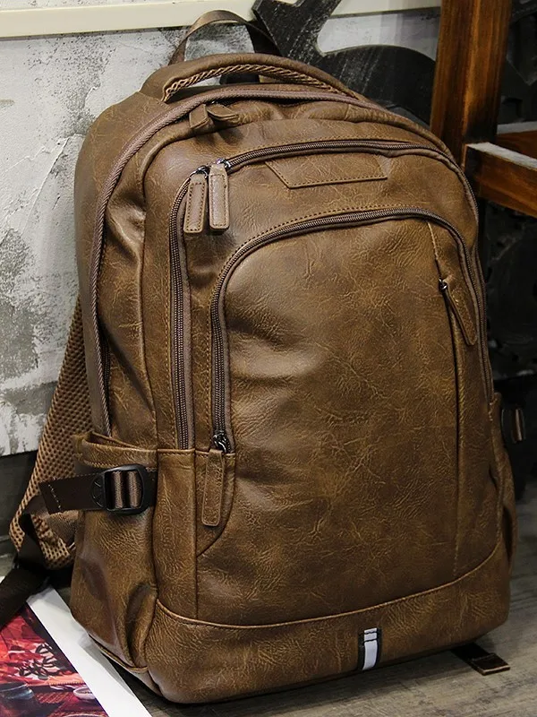 

Многофункциональная сумка-рюкзак Flagip Travel Bapa в ретро-стиле для студентов, универсальная сумка для книг из прочной воловьей кожи