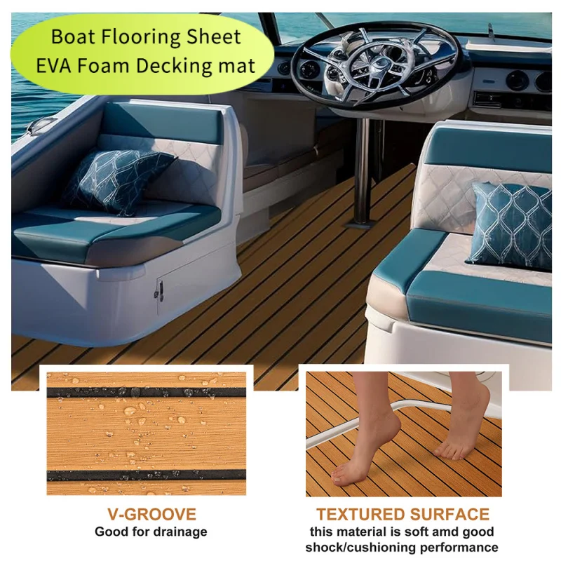 

Hongyun Blueprint Корабль Яхта Моторная лодка RV Пол Нескользящие материалы 6 мм Настраиваемые