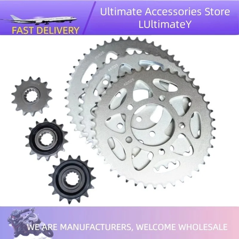 مجموعة أدوات ضرس سلسلة متينة صامتة لـ Benelli TNT300 BN302 TORNADO Keeway RKX 300 STELS BN TNT 300 302 302S 502C #1