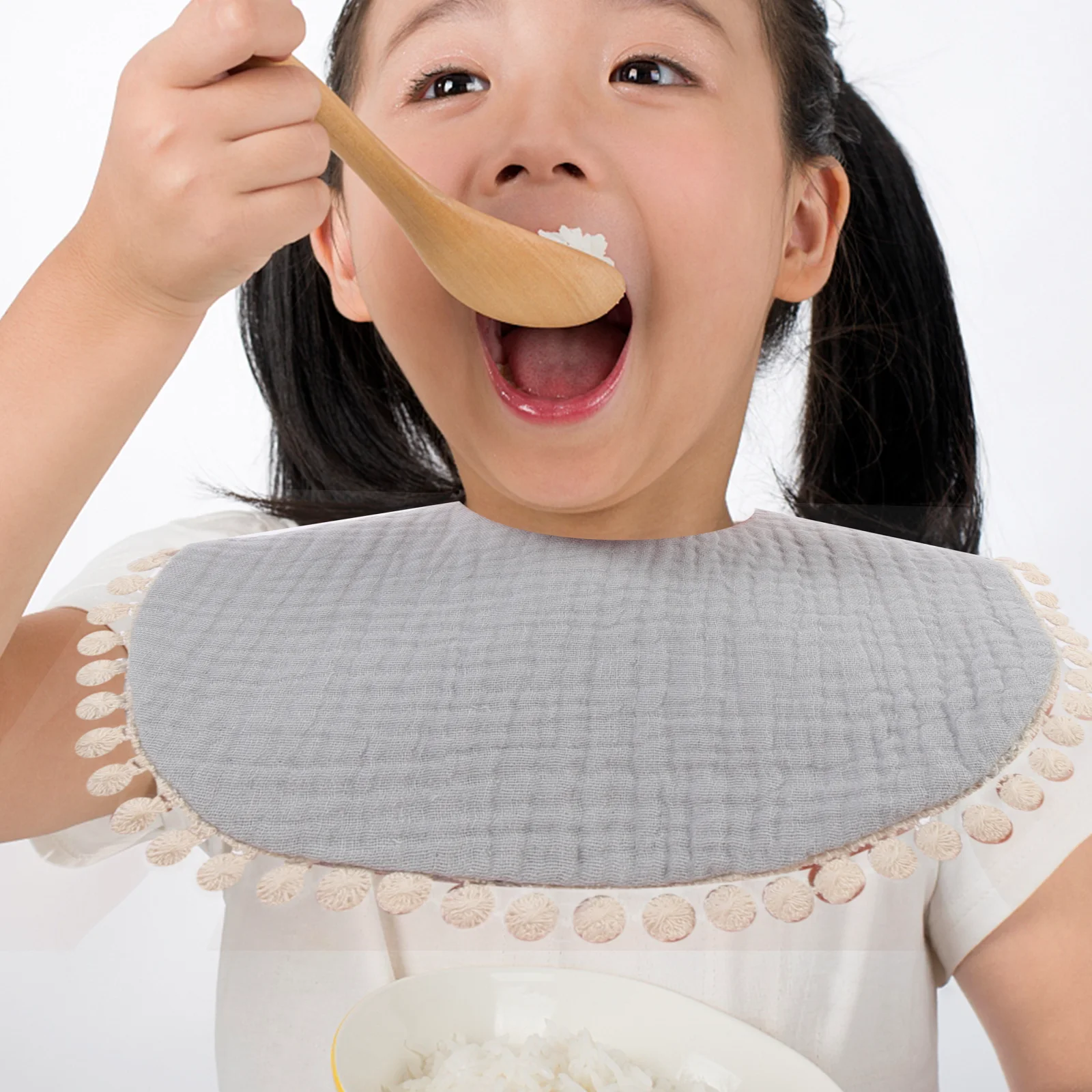 

2 шт. хлопковых слюнявчиков для новорожденных и малышей, легкие, мягкие, впитывающие, многоразовые, для кормления и защиты от слюней