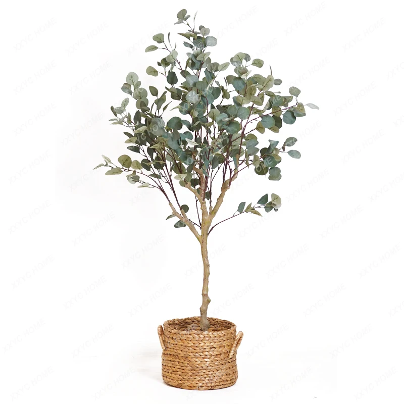 Grote Vloer Kunstmatige Plant Pot Emulerende Nep Boom Olijf Decoraties Indoor