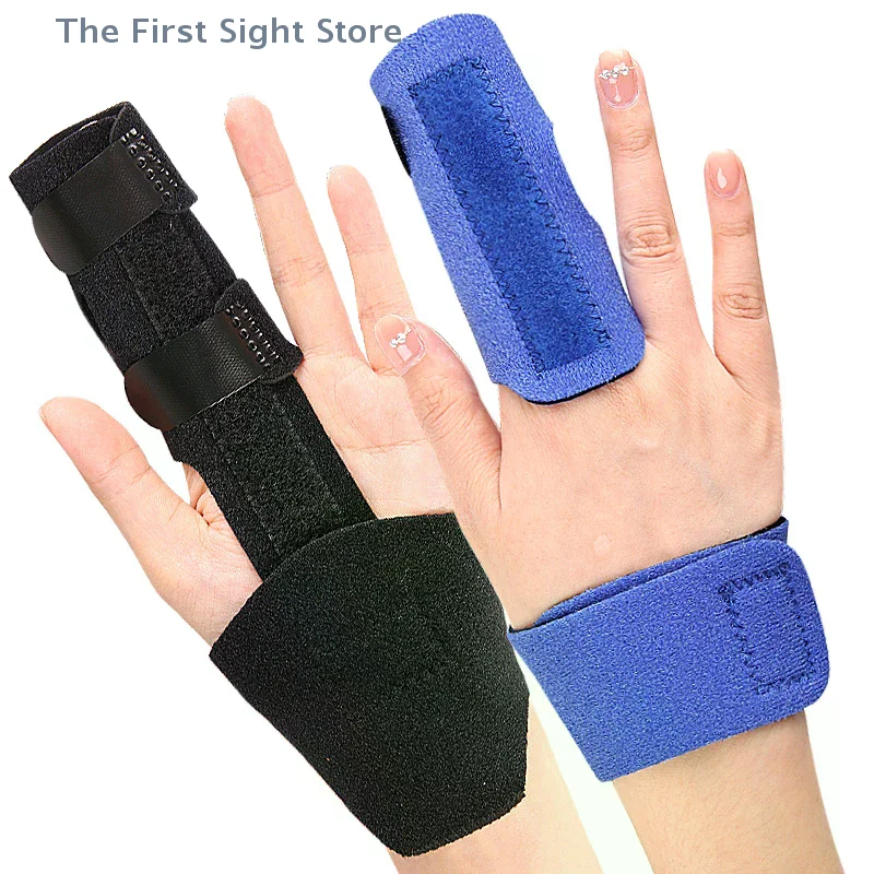 

Adjustable Two Finger Brace Trigger Finger Splint Straighten Broken Bent Fingers Thumbs Mallet Splint Tenosynovitis Support