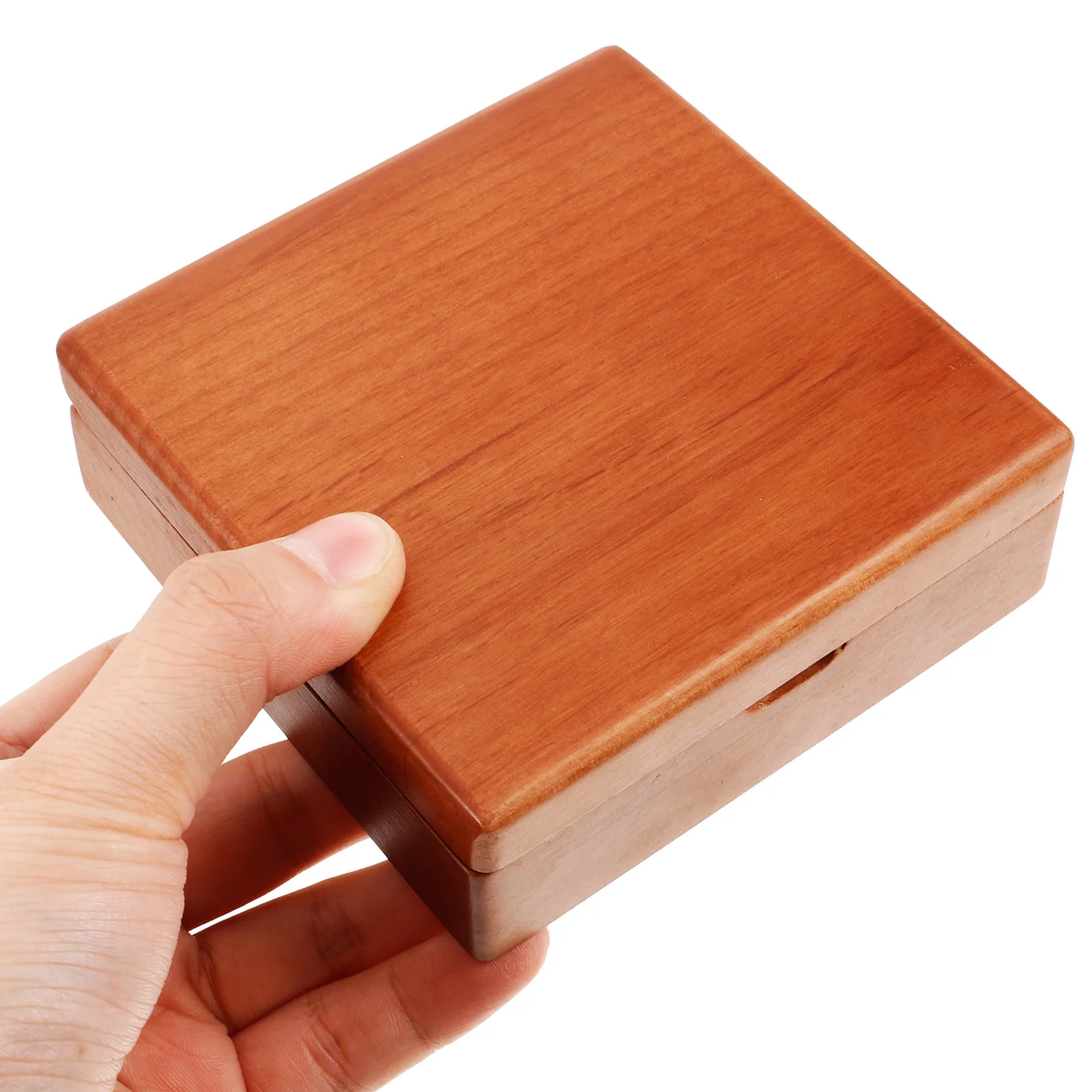 

Wooden Inkpad Box Multi Functional Large Capacity Portable Seal Storage Case Stamper Holder Desktop Organizer
