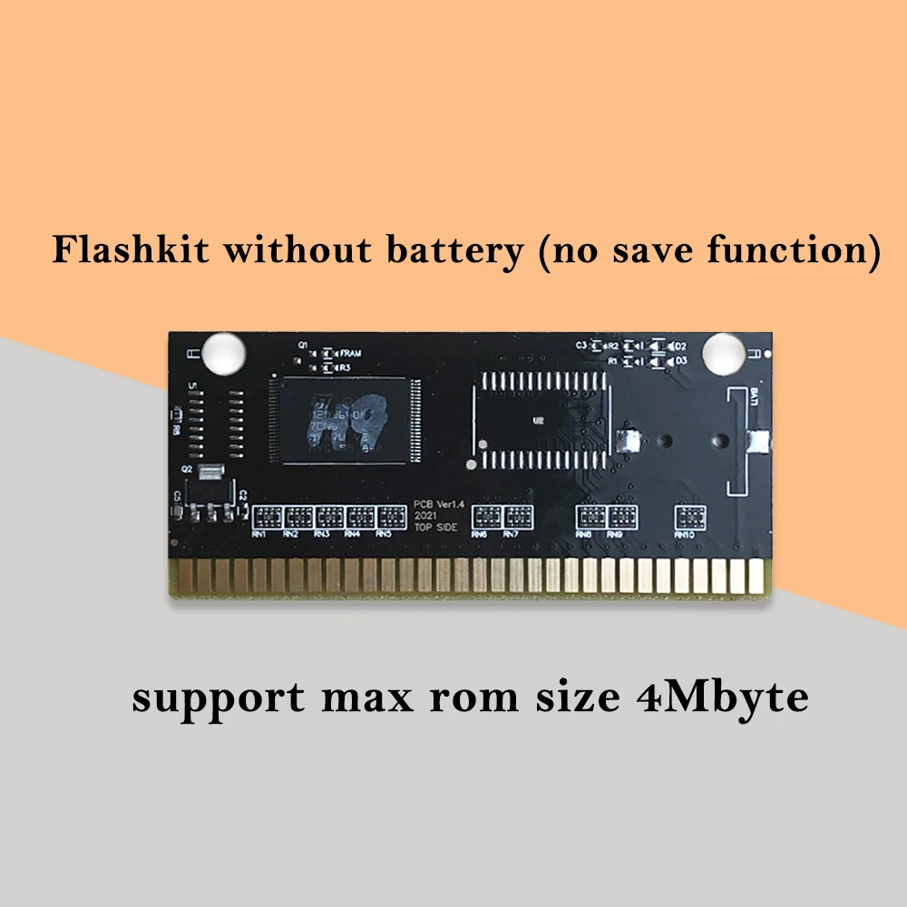 MD FlashKit Karte: Die ultimative Lösung für den Wiederaufbau deiner Sega Megadrive Genesis Cartridge