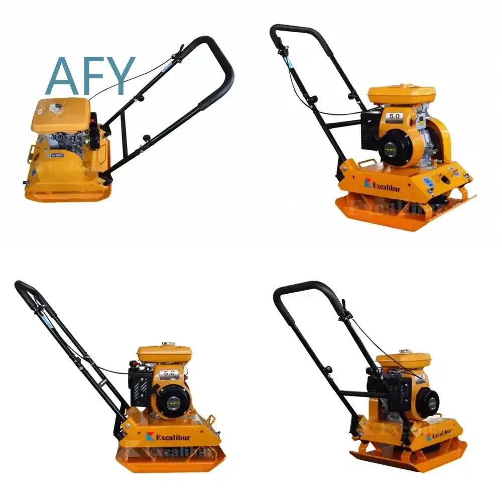 Heavy-Duty Plate Compactor Tamper for Soil Compaction Landscaping Construction Grading Foundation Work Road Building Tamping