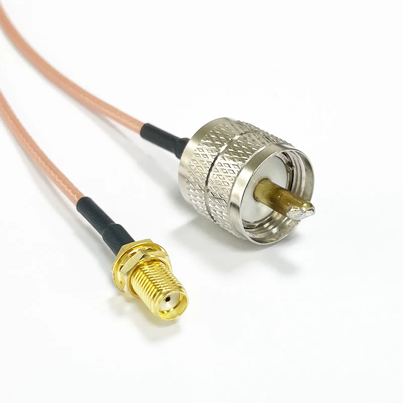 RF Coaxial Coax Cable Assembly SMA Female to UHF PL-259 Male 15cm/30cm/50cm/1m/2m/3m/5m