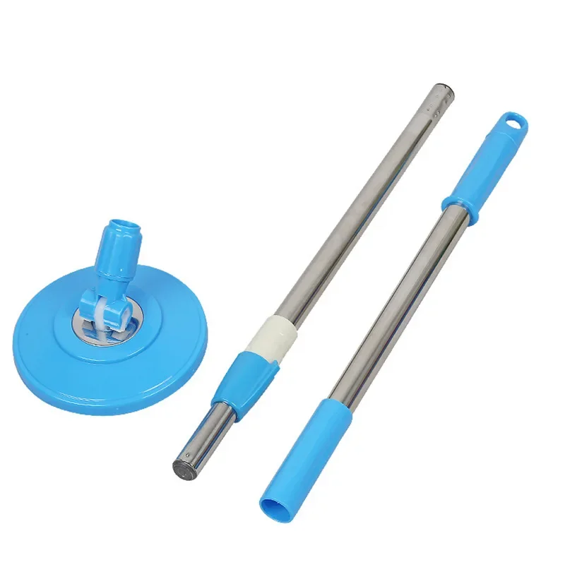 Spin Mop Pole Handle Replacement for Floor 360 Degrees Rotating Floor Mop Pole No Foot Pedal Version Handle Cleaning Tool Kit