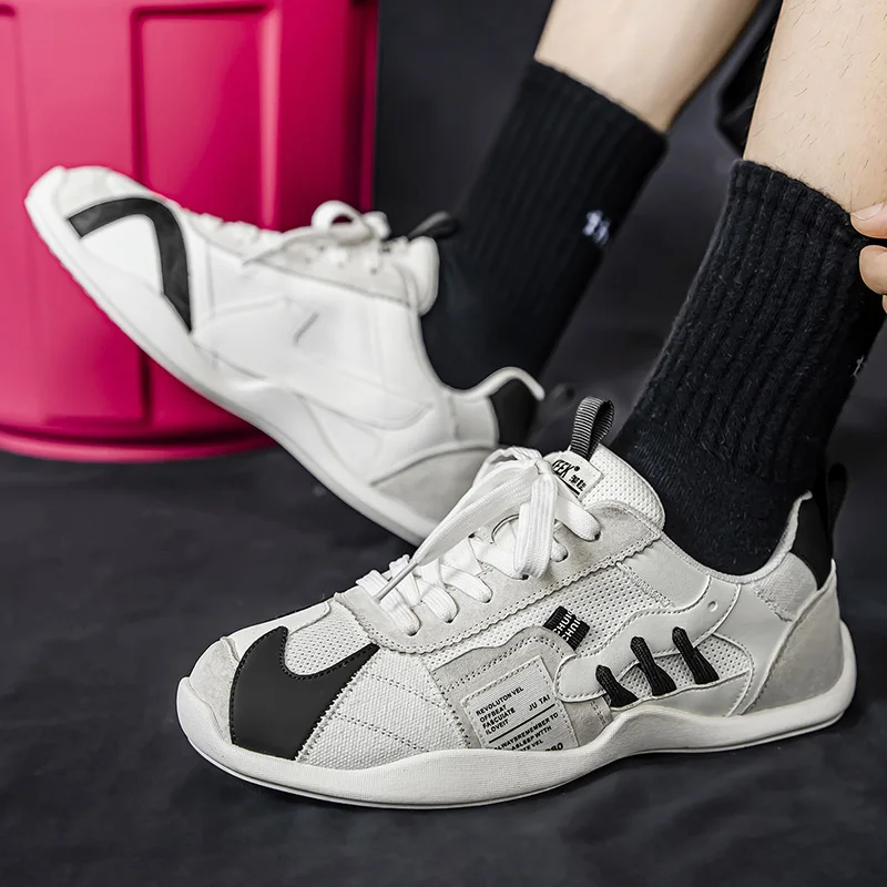 MAEDEF Mens รองเท้ารองเท้าผ้าใบกีฬารองเท้าเทนนิสสําหรับชายรองเท้าผ้าใบ Breathable ลื่นเดินชายกีฬารองเท้า