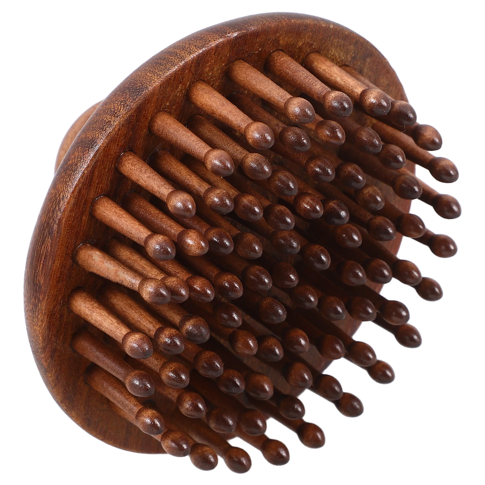 

Wooden Meridian Handheld Durable Smooth For Stylist Men Women Massager Wood Round Hair Scalp Massage Brush Handheld Wood Comb