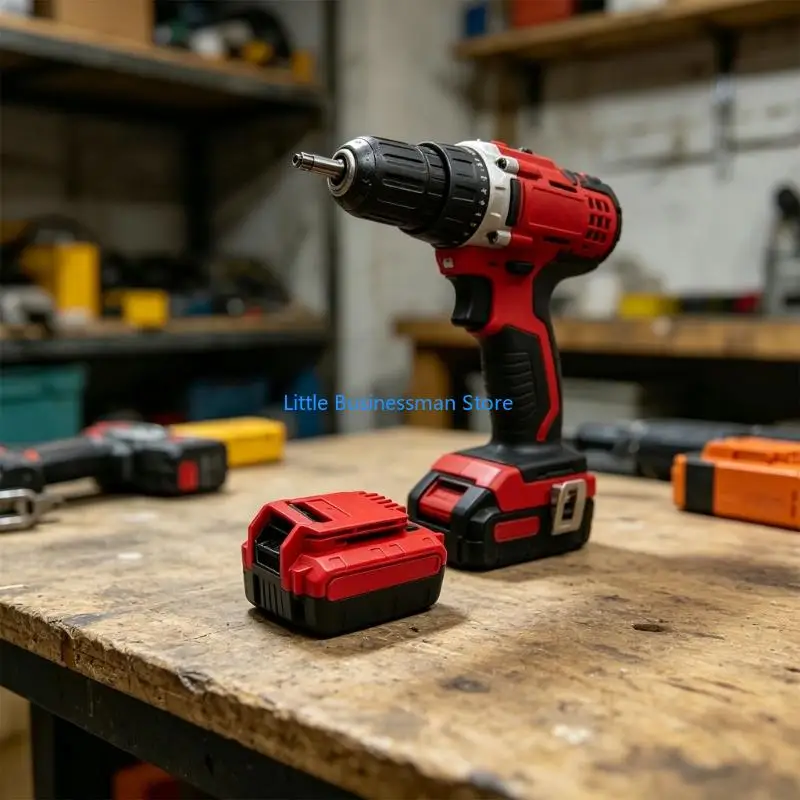 DIY-Akku-Umbaugehäuse für 18V/20V Wireless Tool Power Packs, 10X18650 Zellengehäuse-Kit mit Leiterplatte, Schrauben M76A – Detail 3