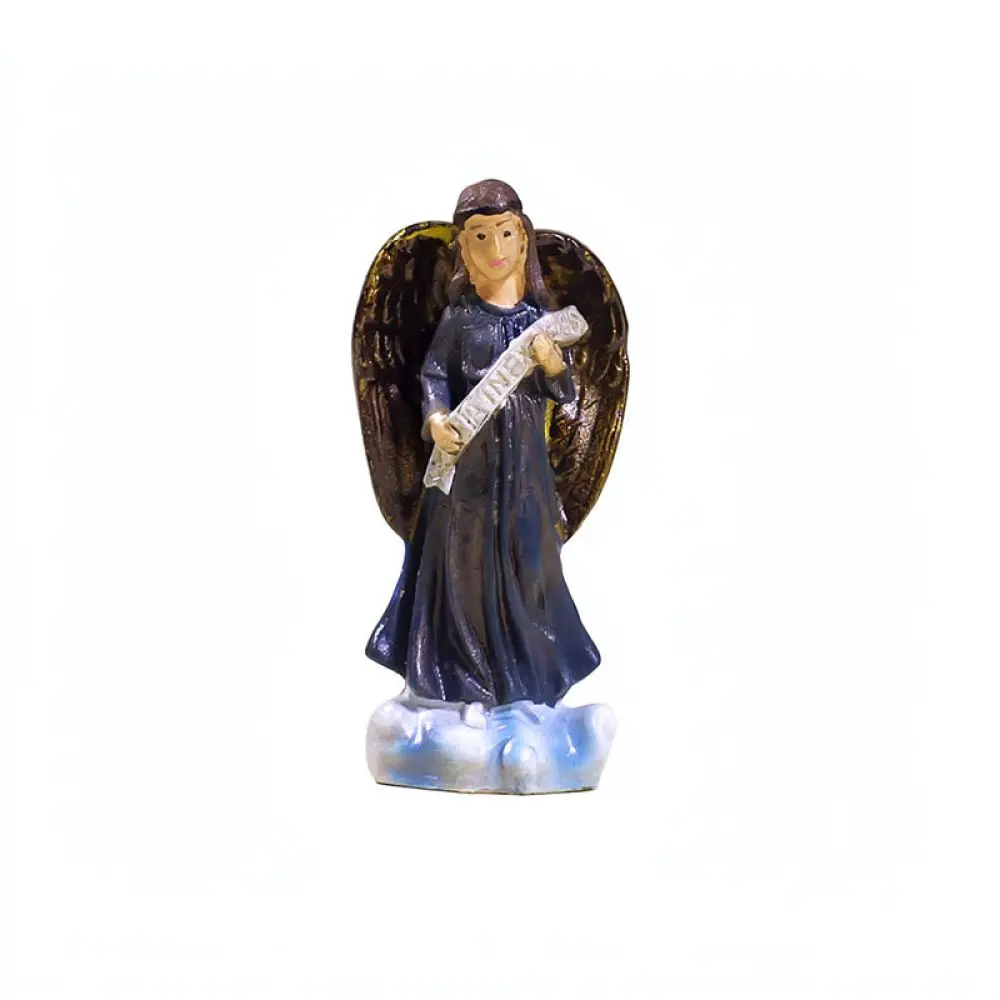 Nativity Scene Resin Figurine Ornament Miniature Manger Stable Statue Desktop Decor Christmas Holiday Gift Home Decoration