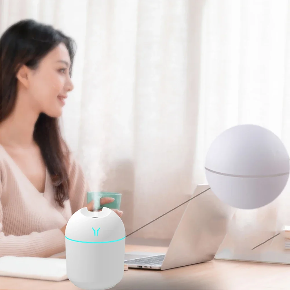 2023 New Humidificador Mini Air Humidifier Aroma Essential Oil Diffuser Portable Humidifier for Home Car USB with LED Night Lamp