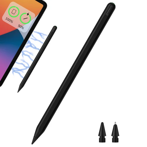 Para Apple Pencil 2 1 con carga inalámbrica, para iPad Pencil Palm Rejection Tilt Pen para iPad Air 4 5 Pro 11 12,9 Mini 6 Stylus