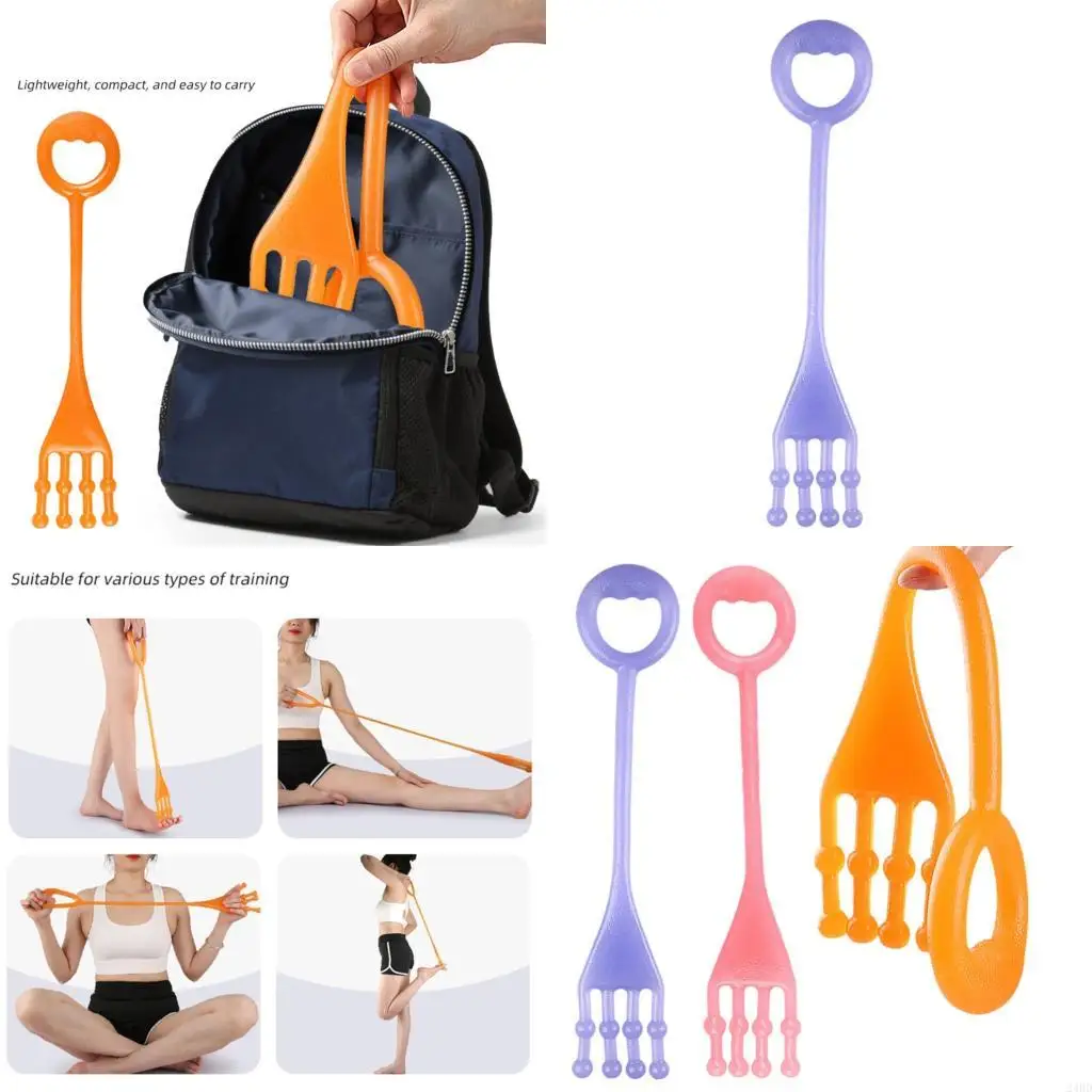 

Toe Training Band Toe Stretching Strap Improve Flexibility Pilates Toe Strengthener Foot Arch Exerciser Toe Stretcher 24BD