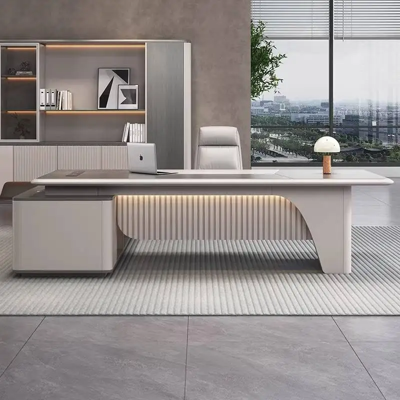 pz-Aesthetic Setup Office Desk Laptop Motivational Craft Table Office Desk Workstation Accessories Schreibtisch Luxury Furniture