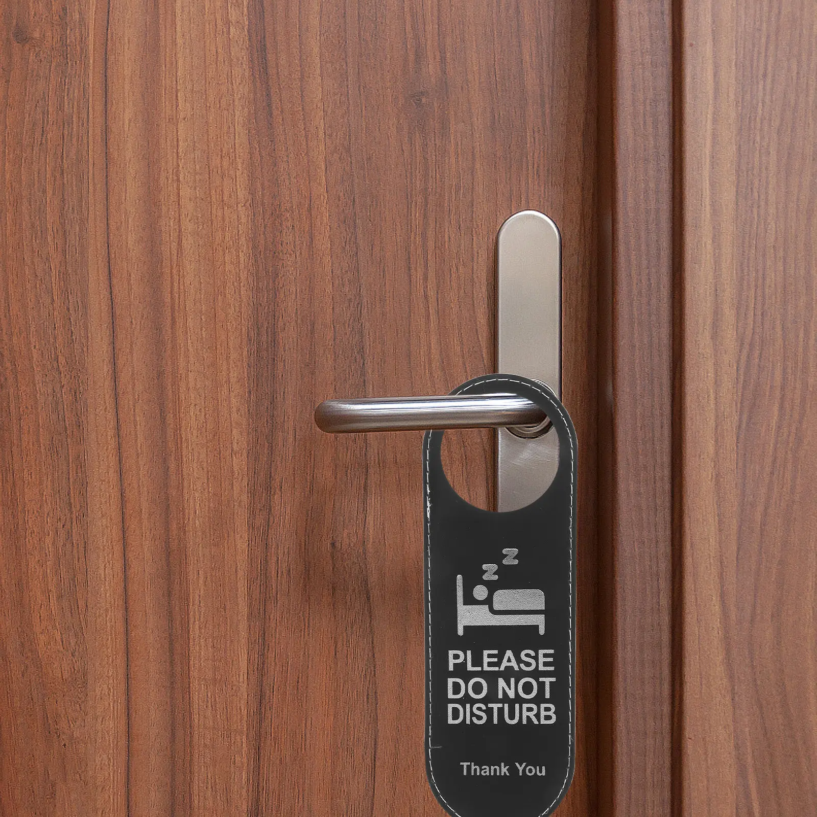 5Pcs Reversible Door Hanger Sign Wear Resistant Do Not Disturb Please Make Up Room Hotel Door Sign Double Side Hanging