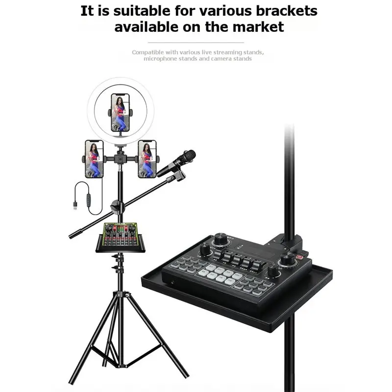 A25P Microphone Stand Tray Mic Stand Accessories Music Stand Accessories For Live Streaming