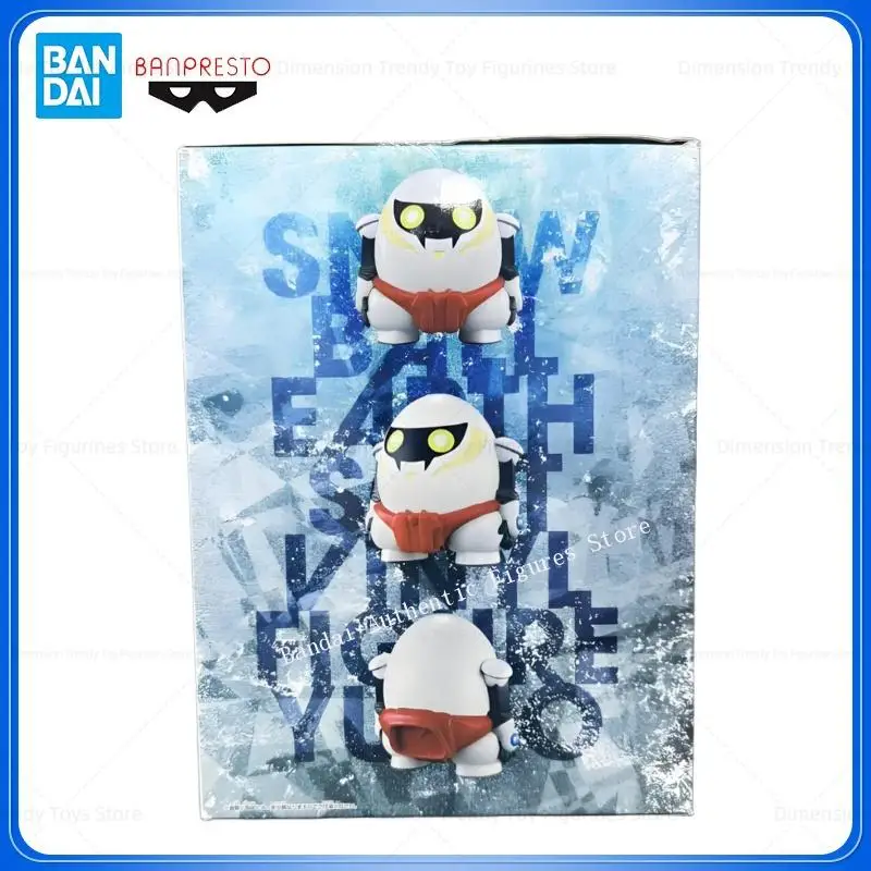 Bandai en stock, figura de acción de vinilo suave Banpresto, anime Snowbal