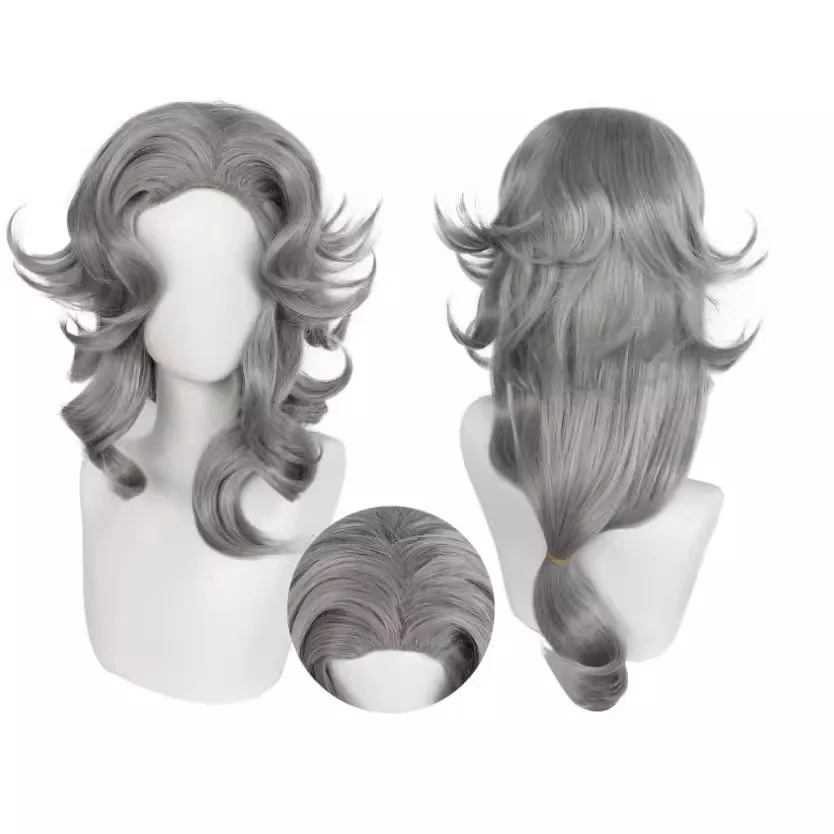 The Fifth Hermit Backtracking School Ceremony Cosplay Perücke Frizz Top Game Perücke