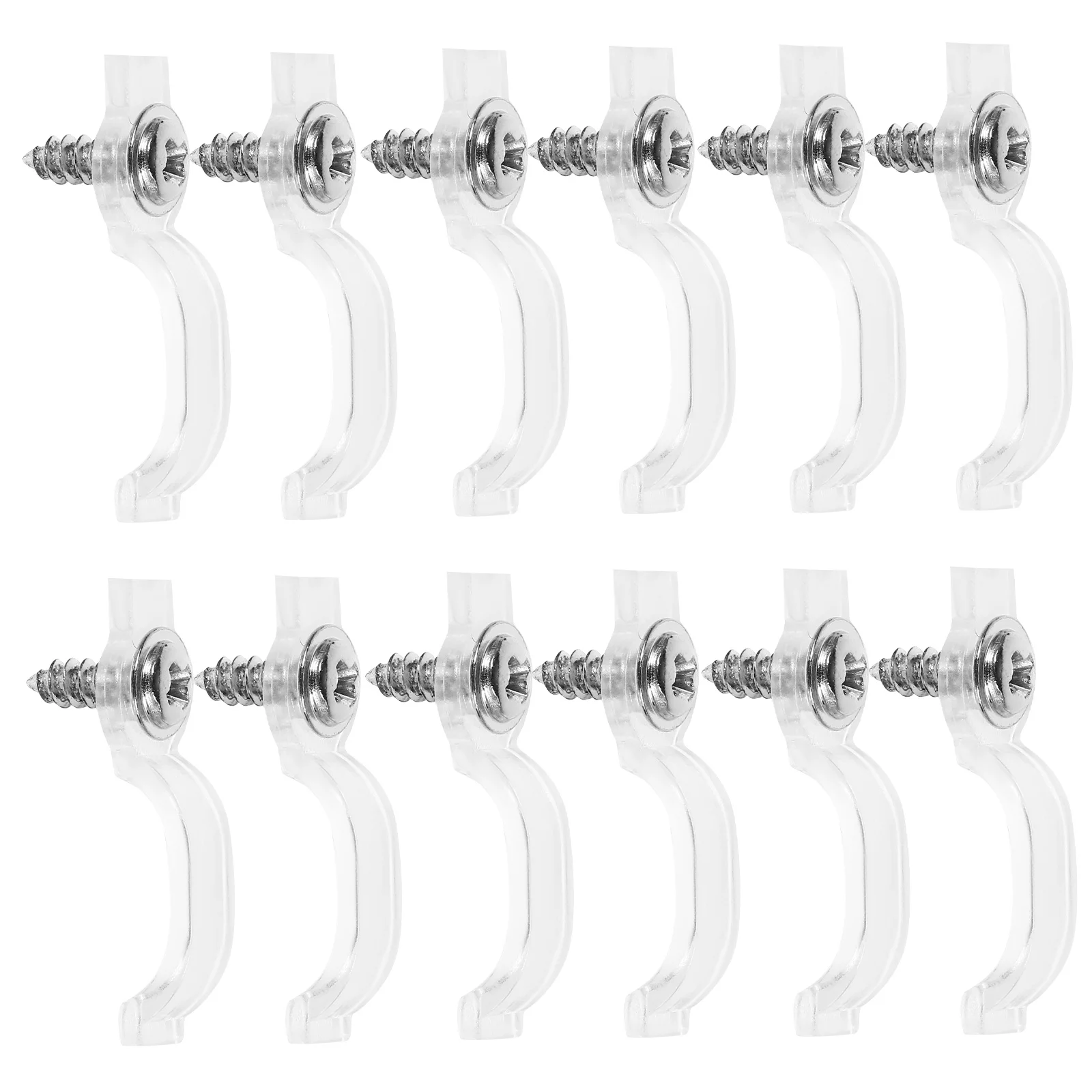 

100 pcs Led Ultra Thin Strip Light Fixing Clip For 10Mm Smd3528 Smd3014 Smd5050 Smd5630 Waterproof Bar Light Mounting Bracket