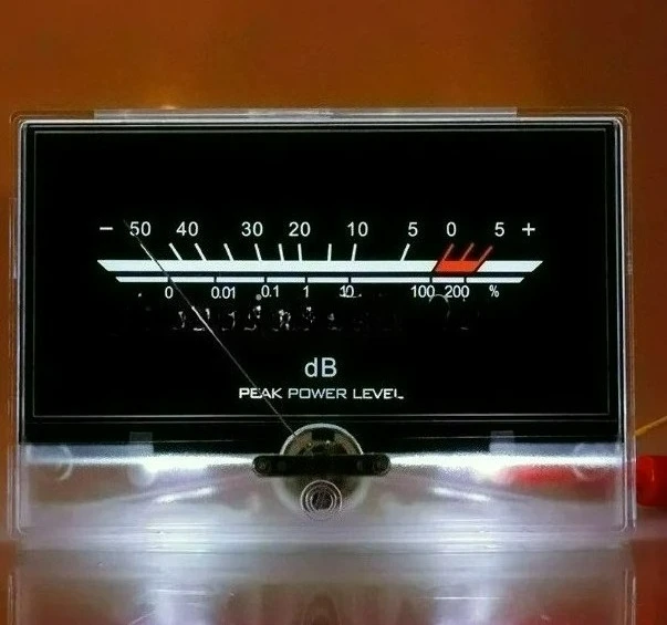 High Precision VU Level Meter Amplifier with Backlight Audio Meter P-134 Gallbladder Machine Fever DB Meter Head