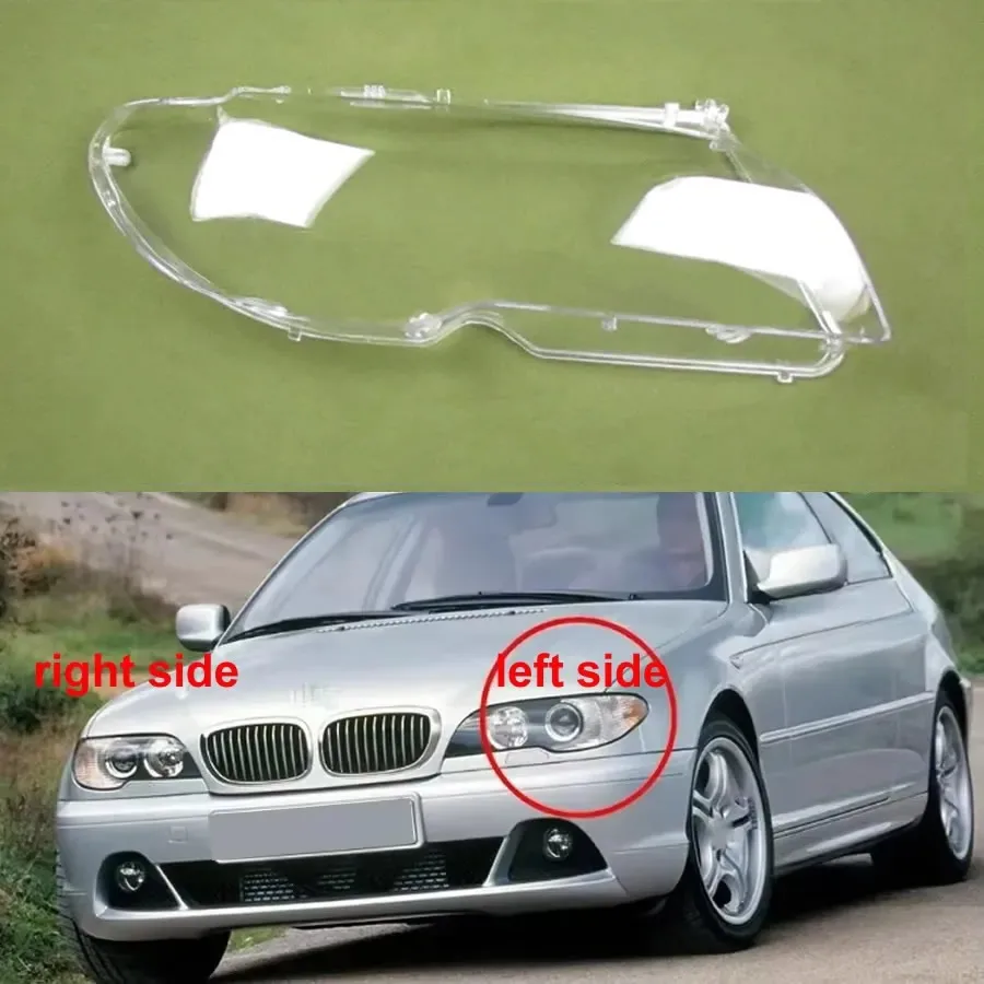 

Для BMW 3 серии E46 Coupe 2003 2004 2005-2007 фара прозрачная маска крышка корпус фары плексиглас заменить оригинальные линзы