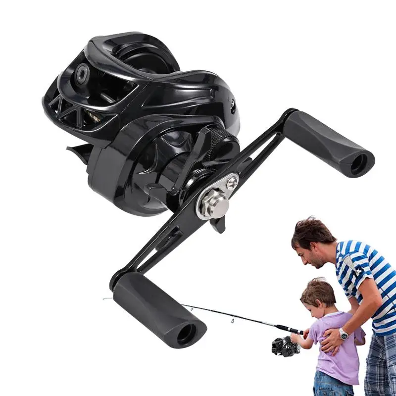 Bait Casters Reel Metal Multipurpose Fishing Reel Lightweight Fishing Accessories User Friendly Fishing Reel For Fishing