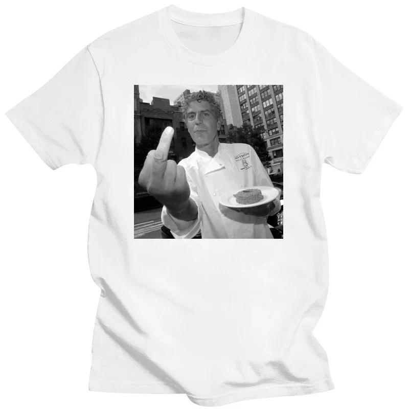 Anthony Bourdain Middle Finger T Shirt