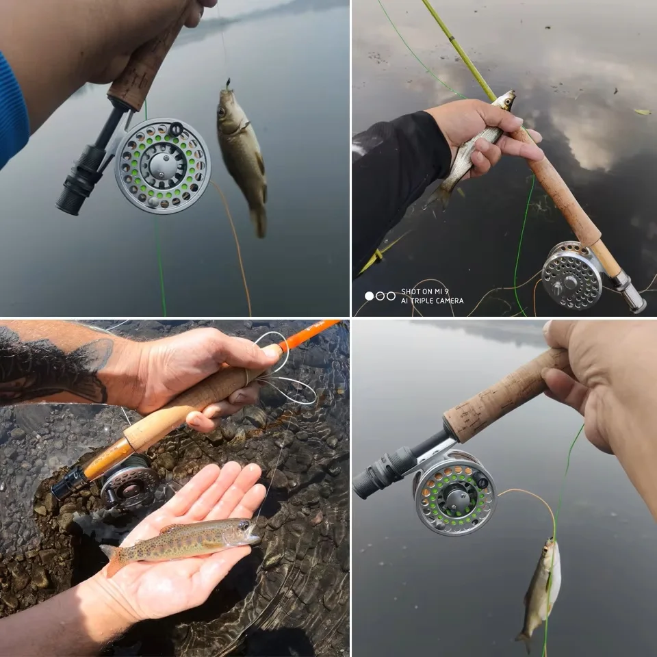 Carrete de pesca con mosca trucha MAXIMUMCATCH CDB retro CNC - imagen 5