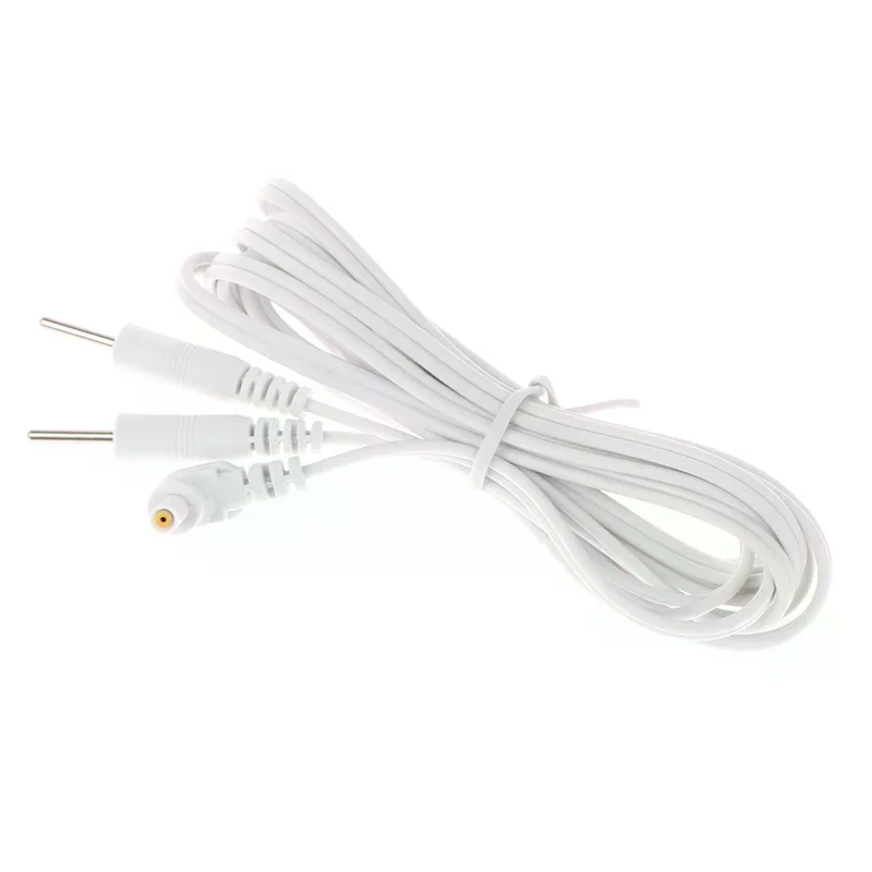 1.2M 2.35mm New Electrotherapy Electrode Lead Electric Shock Wires Cable For Massager Connection Cable Massage & Relaxation