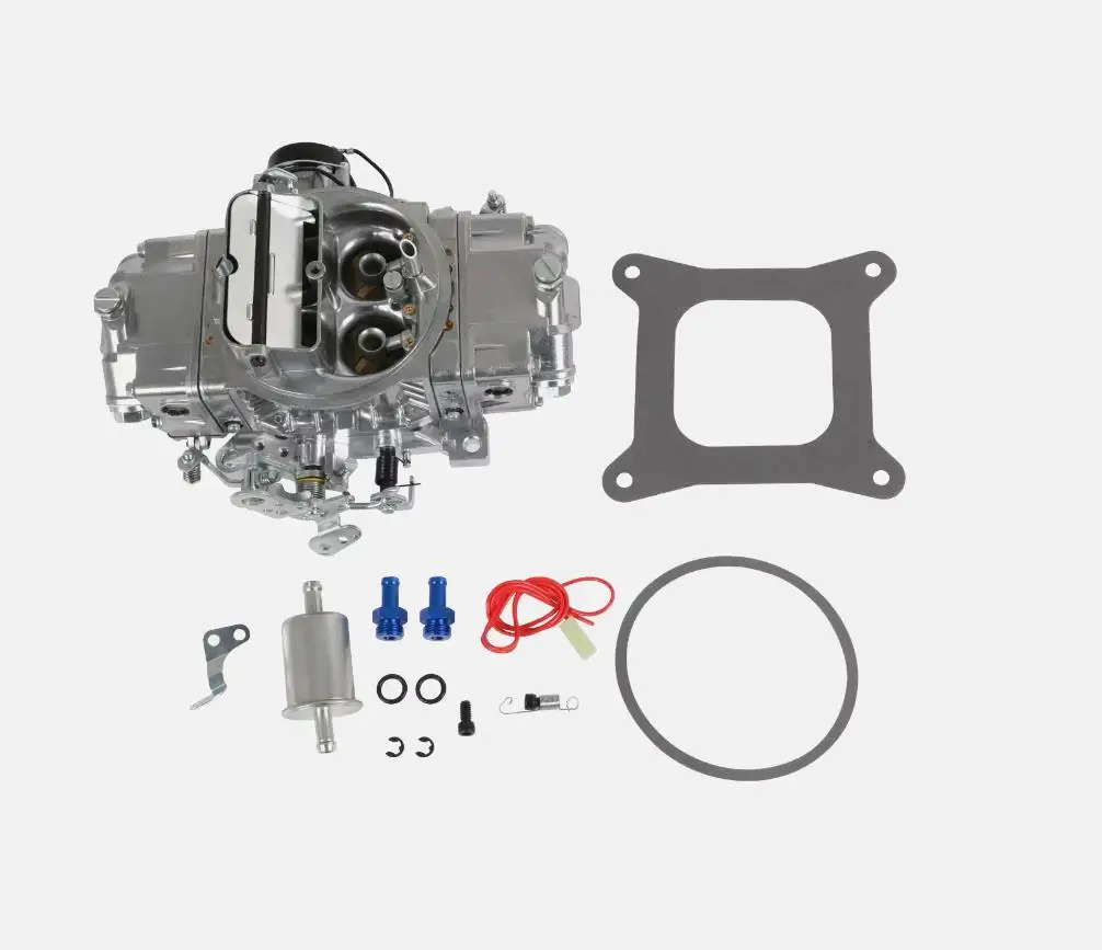 جودة جديدة 4 برميل 650 CFM Brawler مضخة مزدوجة المكربن خنق كهربائي BR-67255 اكسسوارات السيارات #4