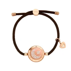 Totwoo-pulsera táctil de larga distancia, brazalete individual con luz y vibración, joyería inteligente, Baracelet de amor