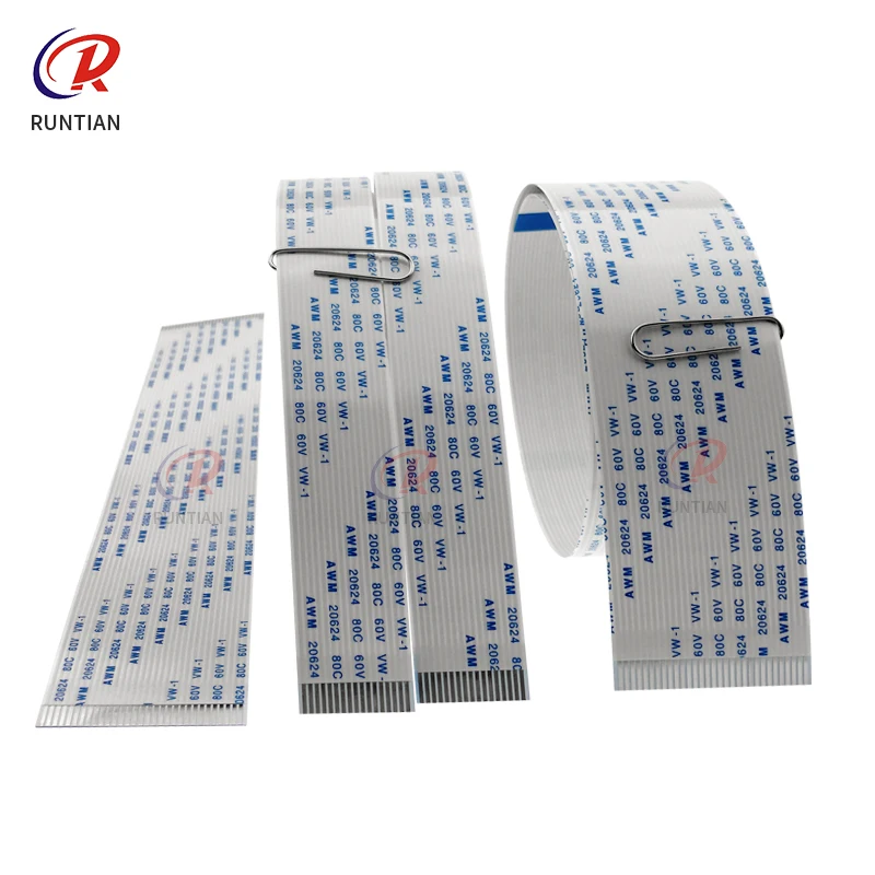 10pcs dx5 printhead cable 31pin data cable for epson dx5 f186000 print head length 40cm 60cm ffc head cable