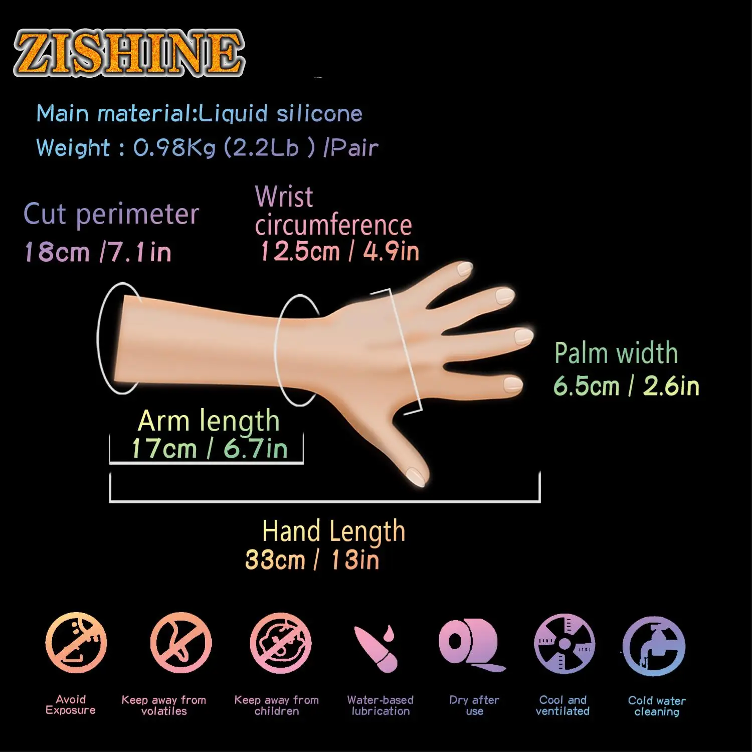 Realistic Silicone Hand Model Mannequin Props TGDW07 for Henna Art Fake Nail Manicure Sketch Practice Jewelry Display All Bone 6